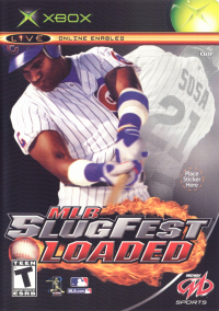 MLB SlugFest Loaded Xbox US box art